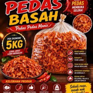 KEREPEK UBI PEDAS BASAH🌶️🌶️5kg