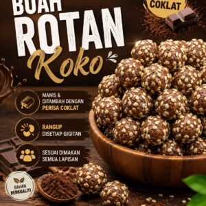 BUAH ROTAN PERISA KOKO 400gram